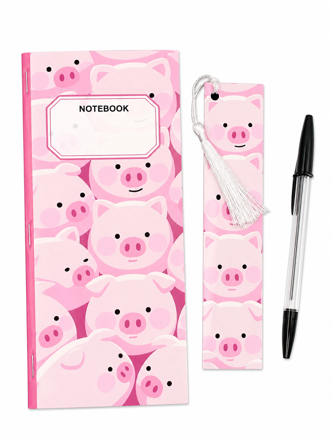 Piggy Slimbook & Bookmark Set