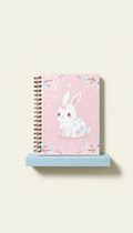 Cherry Blossom Bunny Spiral Notebook